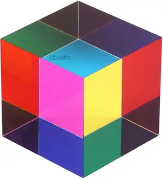 Смешивающий цветной куб 50 мм (2 дюйма) куб для домашнего или офисного декора STEM/паровые игрушки Научный обучающий Куб Пасхальная корзина